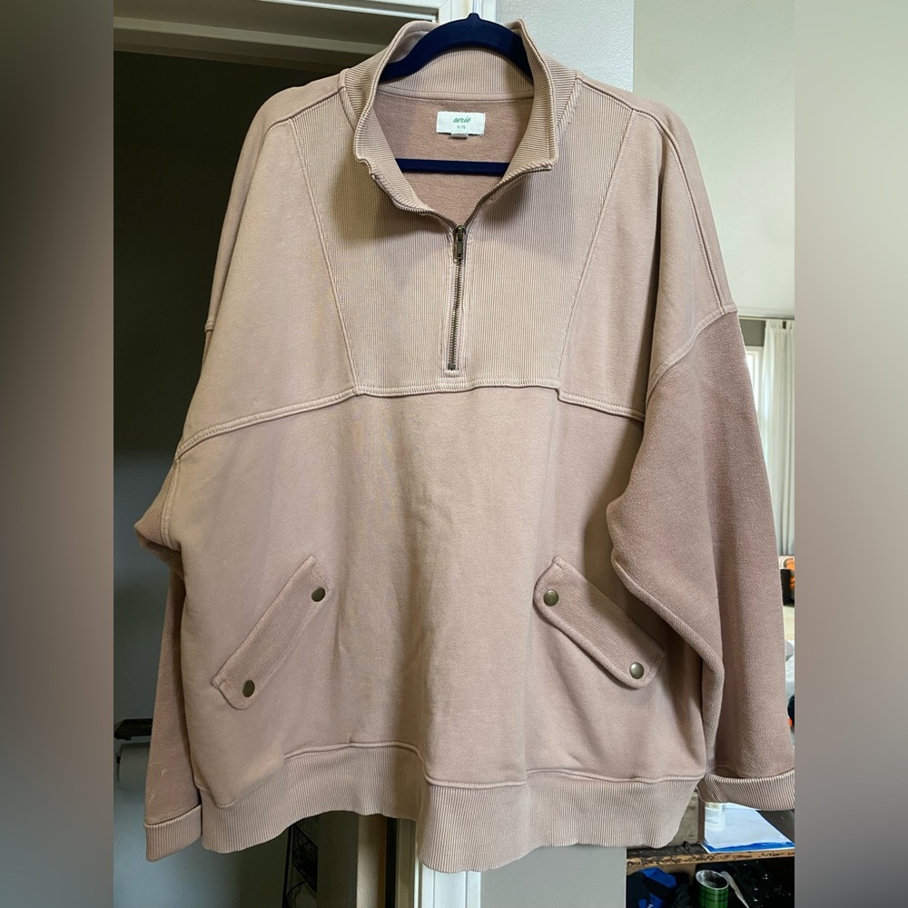 Aerie 3/4 zip pullover.